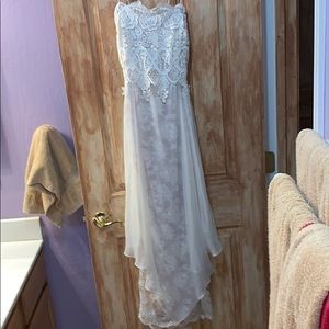 Jessica McClintock Lace Evening Gown sz 0.